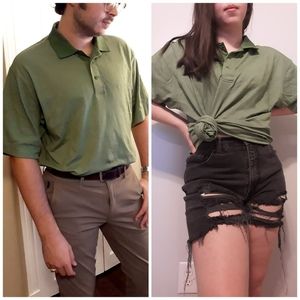 Cutter & Buck Green Polo